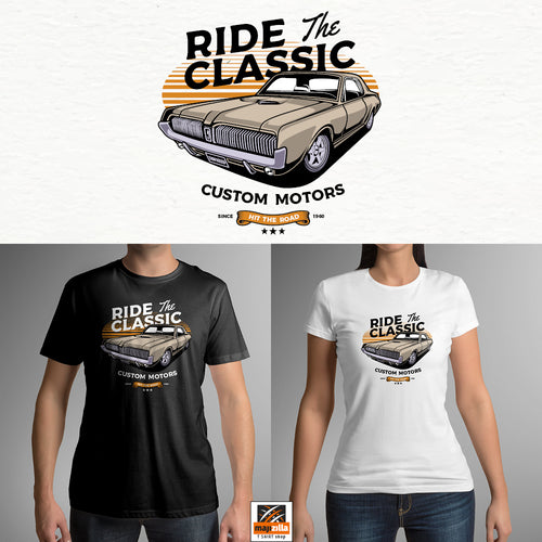 Majica kratki rukav - Ride the classic 2 - majizilla