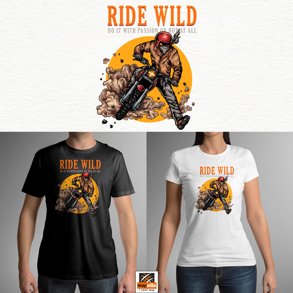 Majica Ride Wild - majizilla